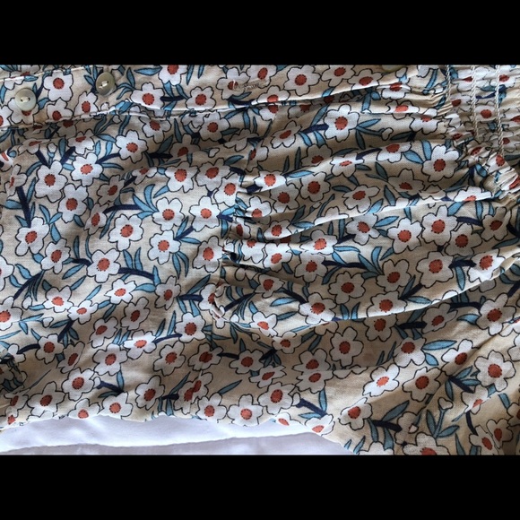 Floral Ruched Crop Top - Picture 3 of 3